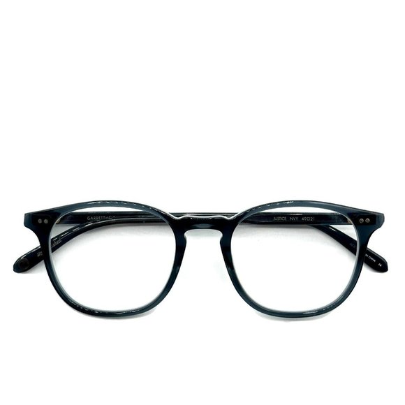 Garrett Leight GLCO Unisex Justice Color Navy Eyeglasses New  - Picture 1 of 6